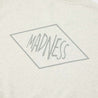 MADNESS SOLID CREW SWEAT. BOXY-OATMEAL