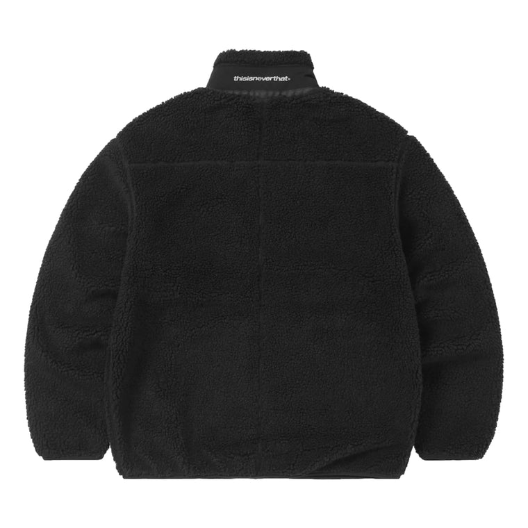 THIS IS NEVER THAT SP SHERPA FLEECE JACKET-BLACK