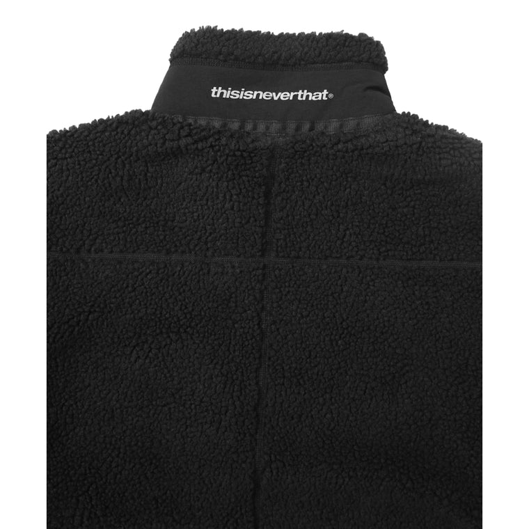 THIS IS NEVER THAT SP SHERPA FLEECE JACKET-BLACK