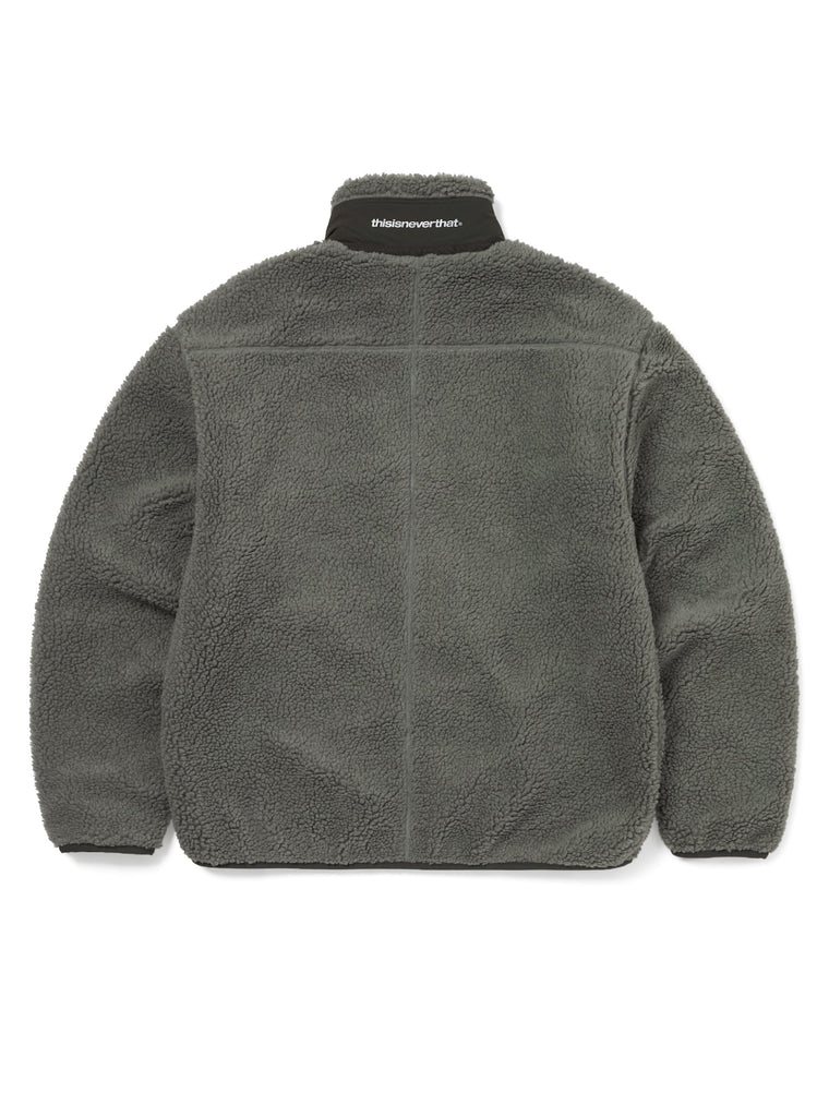 THIS IS NEVER THAT SP SHERPA FLEECE JACKET-CHARCOAL