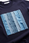 FUNDAMENTAL SQUARE OBI TEE-NAVY