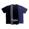2ND CLOSET HARDCORE RECONSTRUCT WASHED T-SHIRT-BLACK