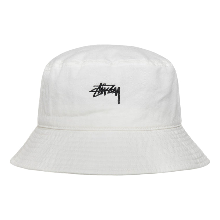 STUSSY STOCK BUCKET  HAT-NATURAL