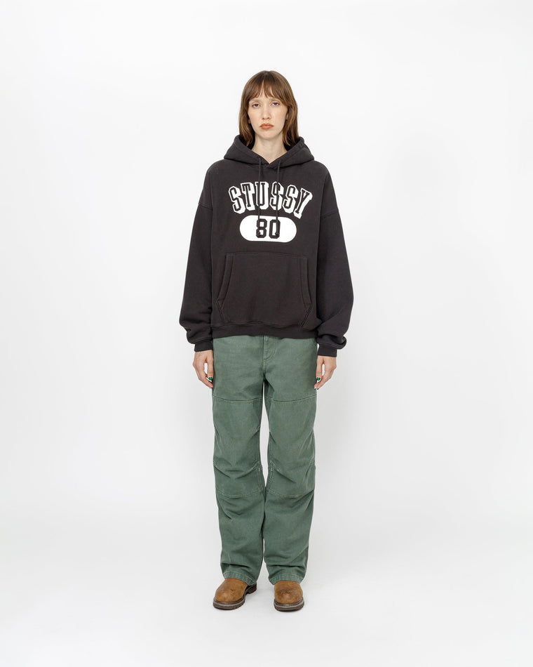 STUSSY STUSSY 80 RELAXED HOOD-BLACK