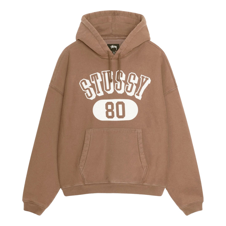 STUSSY STUSSY 80 RELAXED HOOD-BROWN