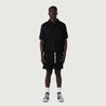 HONOR THE GIFT KNIT POLO SHIRT-BLACK