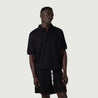 HONOR THE GIFT KNIT POLO SHIRT-BLACK