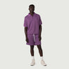 HONOR THE GIFT KNIT POLO SHIRT-PURPLE