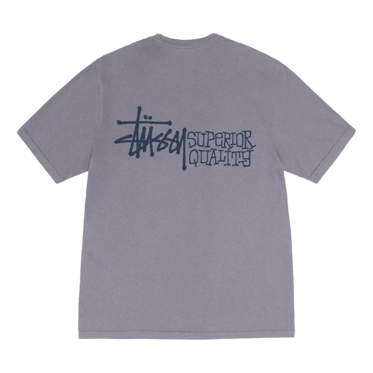 STUSSY SUPERIOR QUALITY PIG. DYED TEE-SHARK