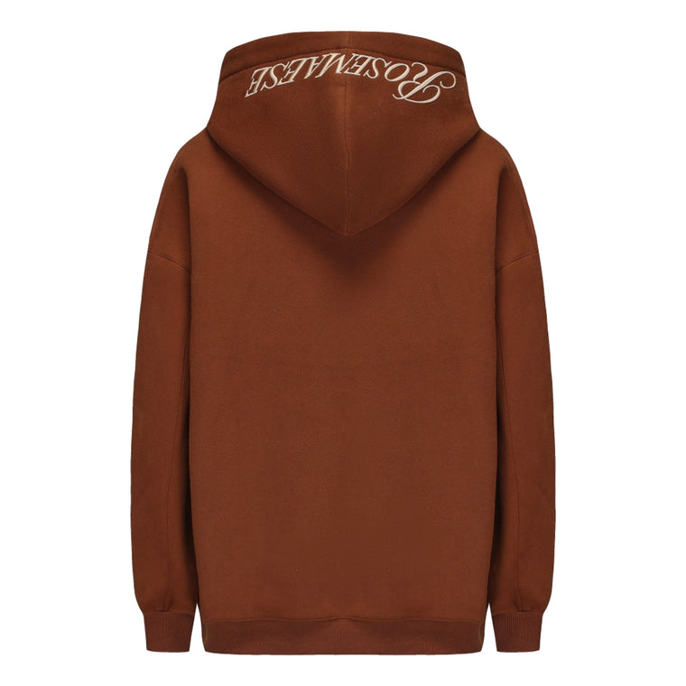 ROSEMAESE STREET MODE HOODIE-BROWN