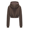 ROSEMAESE STREET MODE SHORT HOODIE-DARK GREY