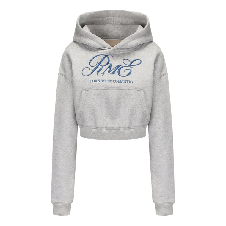 ROSEMAESE STREET MODE SHORT HOODIE-GREY