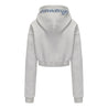 ROSEMAESE STREET MODE SHORT HOODIE-GREY