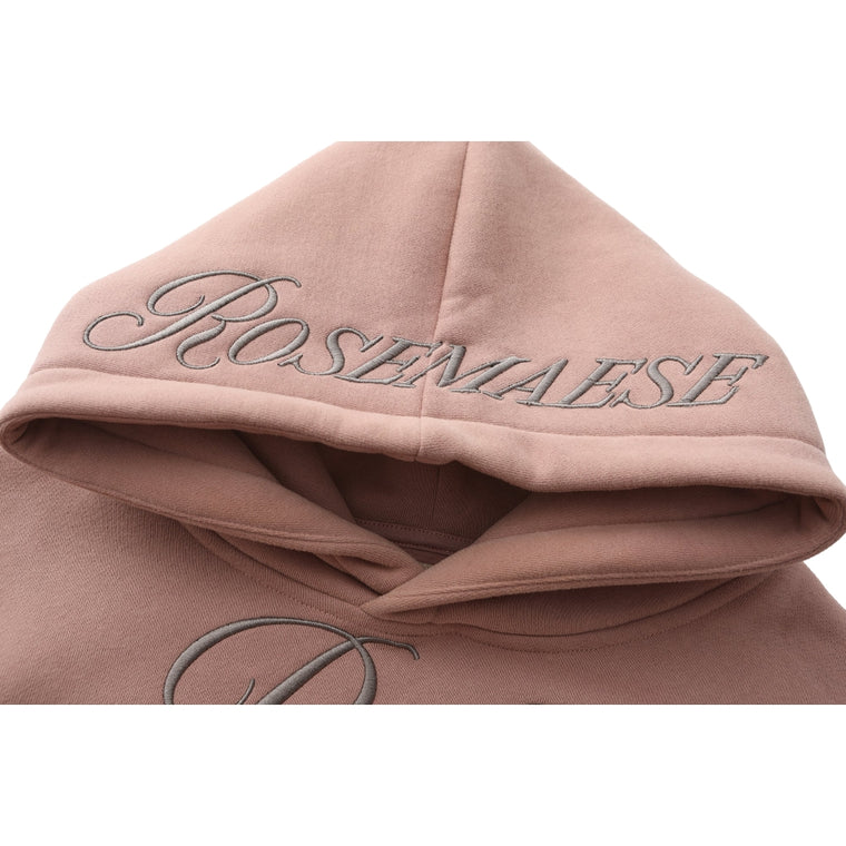 ROSEMAESE STREET MODE SHORT HOODIE-PINK