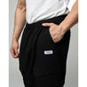 TEAMJOINED TECH POACKETS GYM CARGO PANTS-BLACK