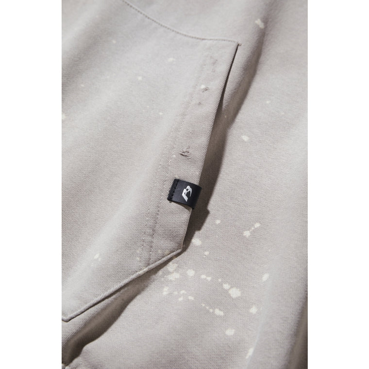 PUBLISH THE CLUB EMBROIDERY WASHED HOODIE-GREY