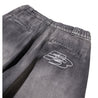 PUBLISH PB RACING WASHED DENIM SHORTS-BLACK