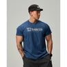 TEAMJOINED TJTC™ ADAPT CLUB LOGO DROP SHOULDER MUSCLE TEE-DARK BLUE