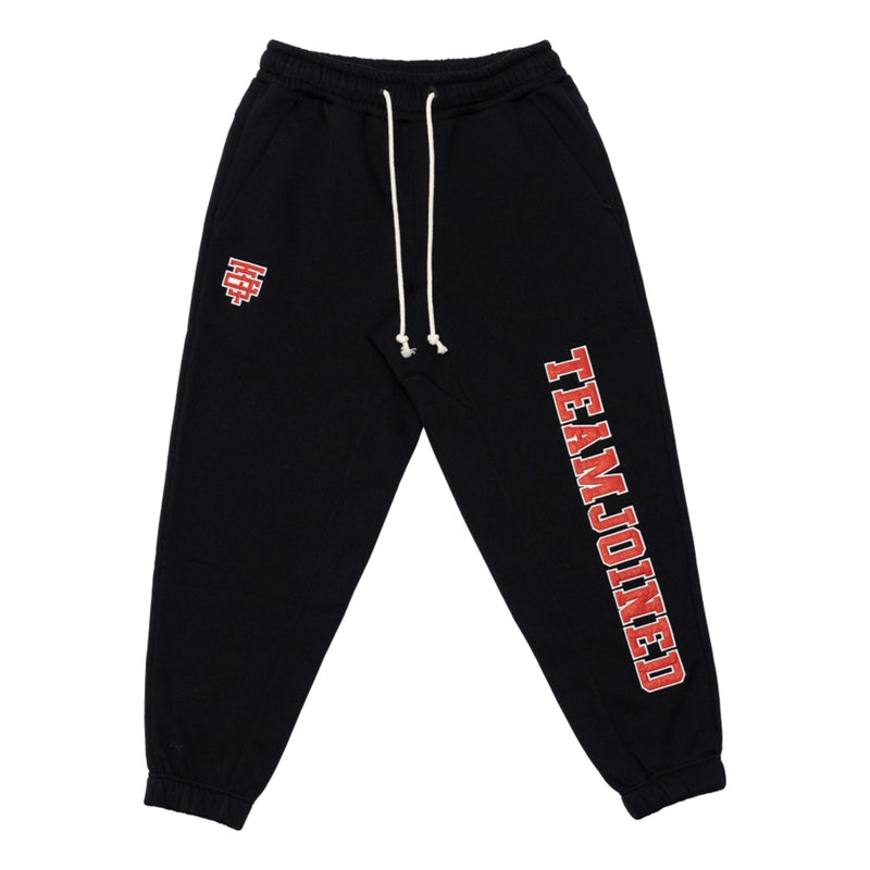 TEAMJOINED TJTC™ OLD SCHOOL GYM SWEATPANTS-BLACK - Popcorn Store