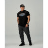 TEAMJOINED TJTC™ SIGN RIBBED-NECK FLEXFIT TOP-BLACK