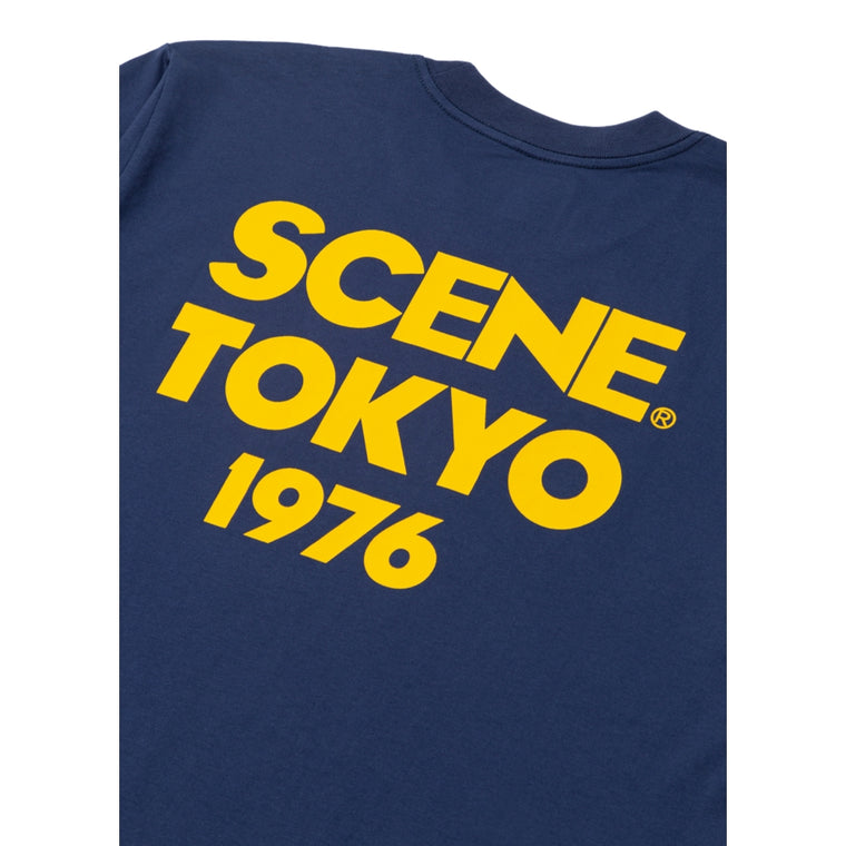 SCENE BY ICE FIRE TOKYO 1976 TEE-NAVY