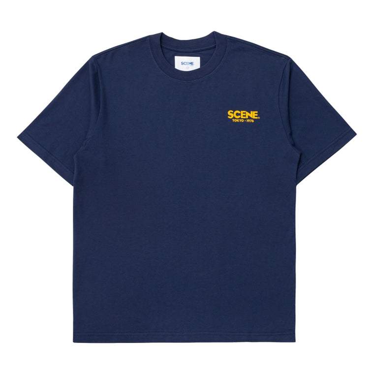 SCENE BY ICE FIRE TOKYO 1976 TEE-NAVY