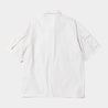 MEANSWHILE TRINITY CHAMBRAY SAFARI S/S SHIRT-WHITE