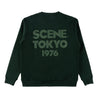 SCENE BY ICE FIRE TOKYO 1976 SWEATER-DARK GREEN