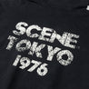 SCENE BY ICE FIRE WASHED TOKYO 1976 HOODIE-BLACK