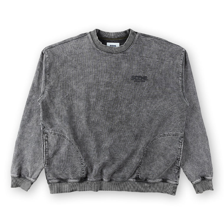 SCENE BY ICE FIRE TOKYO 1976 SWEATER-GREY