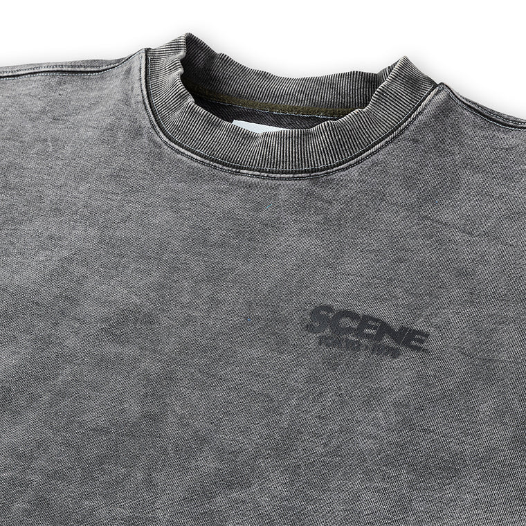 SCENE BY ICE FIRE TOKYO 1976 SWEATER-GREY