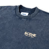 SCENE BY ICE FIRE WASHED TOKYO 1976  LONG TEE-NAVY