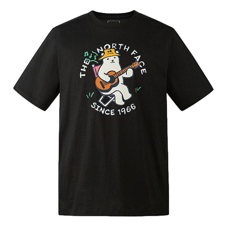 THE NORTH FACE U CARTOON VAN LIFE BEAR SS TEE - AP-BLACK