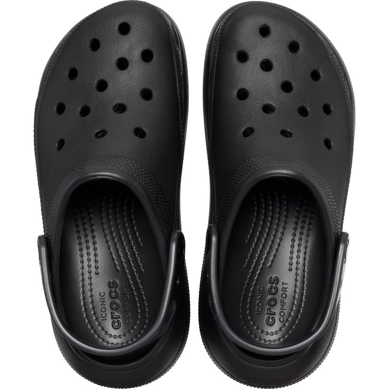 CROCS UNISEX CRUSH CLOG-BLACK