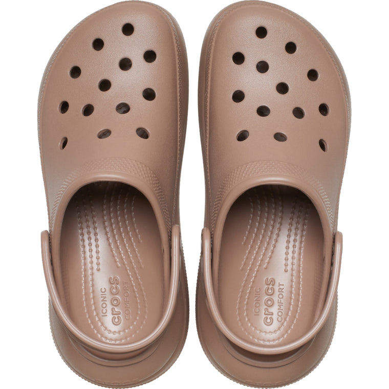 CROCS UNISEX CRUSH CLOG-LATTE