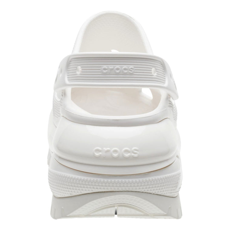 CROCS UNISEX MEGA CRUSH CLOG-WHITE