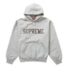 SUPREME VARSITY HOODED SWEATSHIRT-GREY