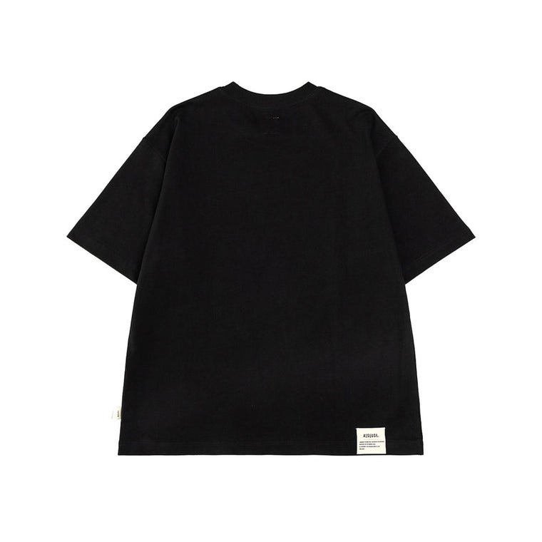 A[S]USL VERTICAL LOGO TEE-BLACK