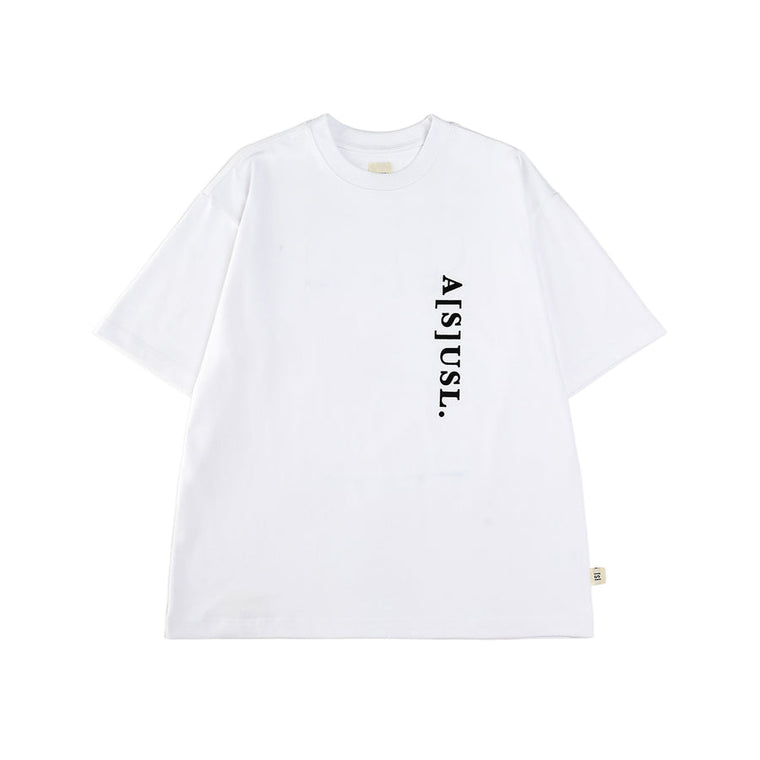 A[S]USL VERTICAL LOGO TEE-WHITE