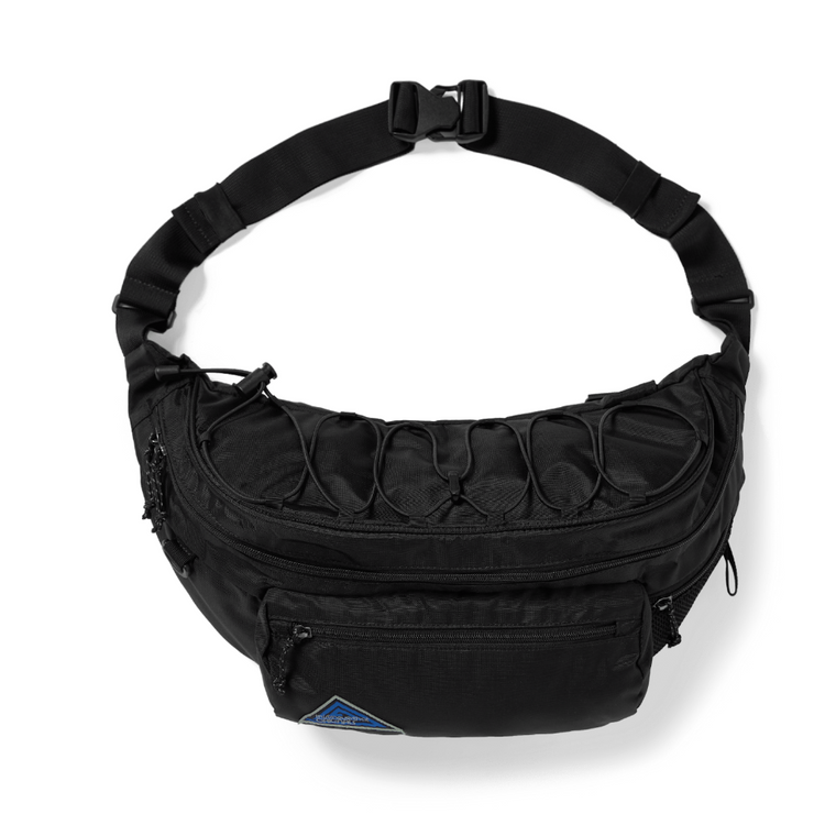 THIS IS NEVER THAT WASHED NYLON LUMBAR PACK-BLACK