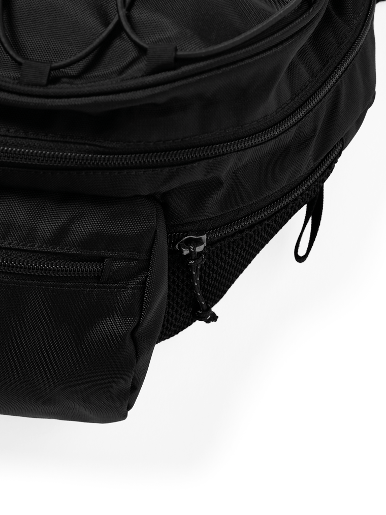 THIS IS NEVER THAT WASHED NYLON LUMBAR PACK-BLACK