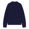 MAISON KITSUNE W BABY FOX PATCH BOXY CARDIGAN-NAVY