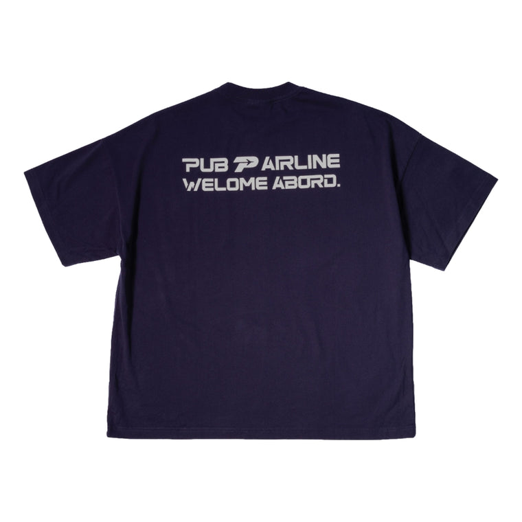 PUBLISH WELCOME ABORD TEE-NAVY