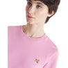 MAISON KITSUNE W FOX HEAD PATCH REGULAR SWEATSHIRT-PINK