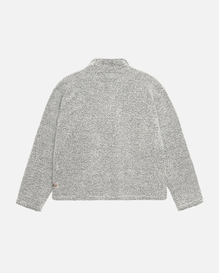 STUSSY WOOLY PULLOVER-GREY