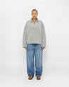 STUSSY WOOLY PULLOVER-GREY