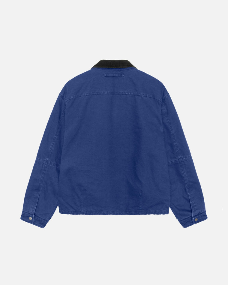 STUSSY WORKGEAR JACKET-BLUE