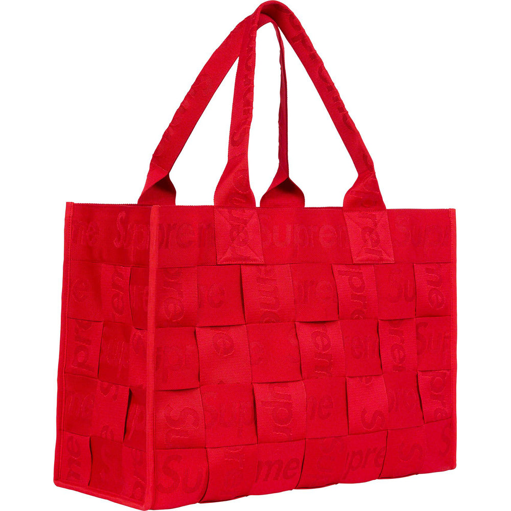 超特価激安 Large Woven Supreme 新品未開封 Tote Red Bag トート