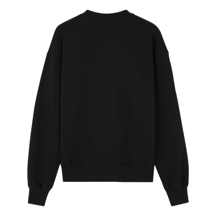 MAISON KITSUNE W SPEEDY FOX PATCH COMFORT SWEATSHIRT-BLACK