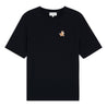 MAISON KITSUNE W SPEEDY FOX PATCH COMFORT TEE-SHIRT-BLACK